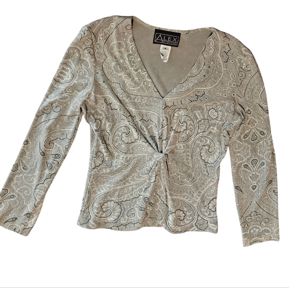Alex Evenings Women's Top Size Small